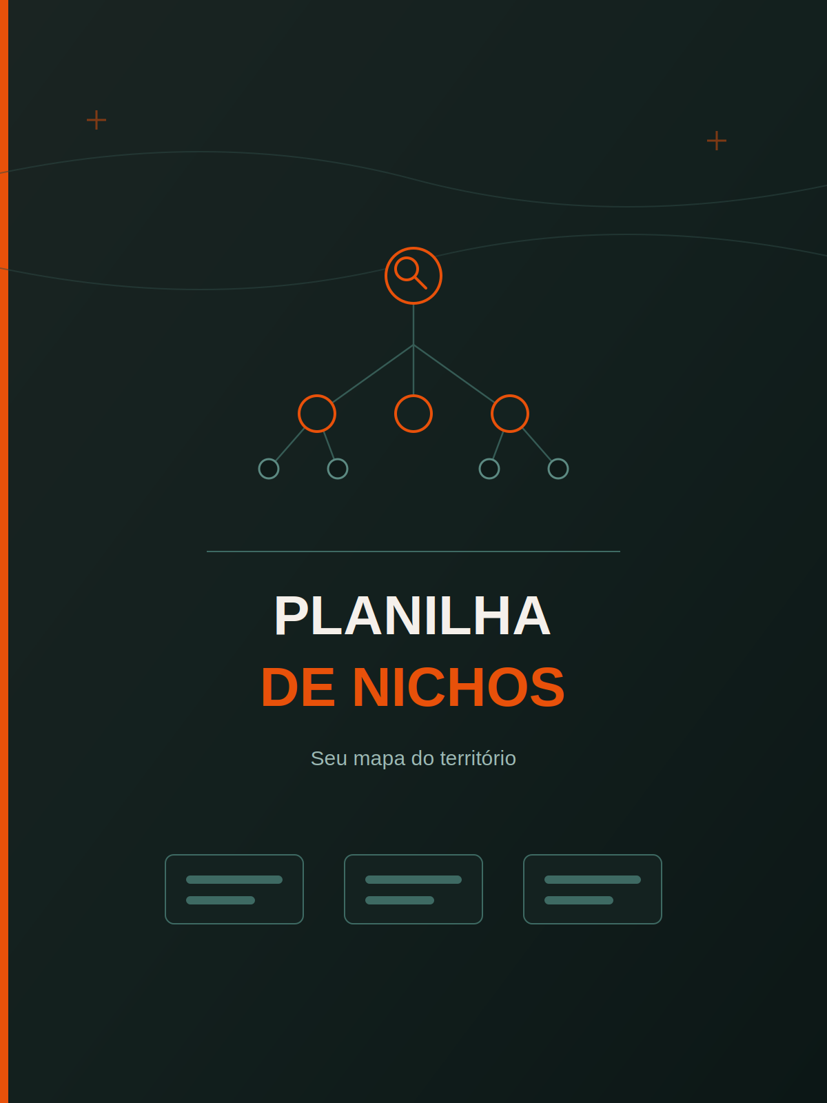 Capa do bônus Planilha de Nichos, Subnichos e Micronichos
